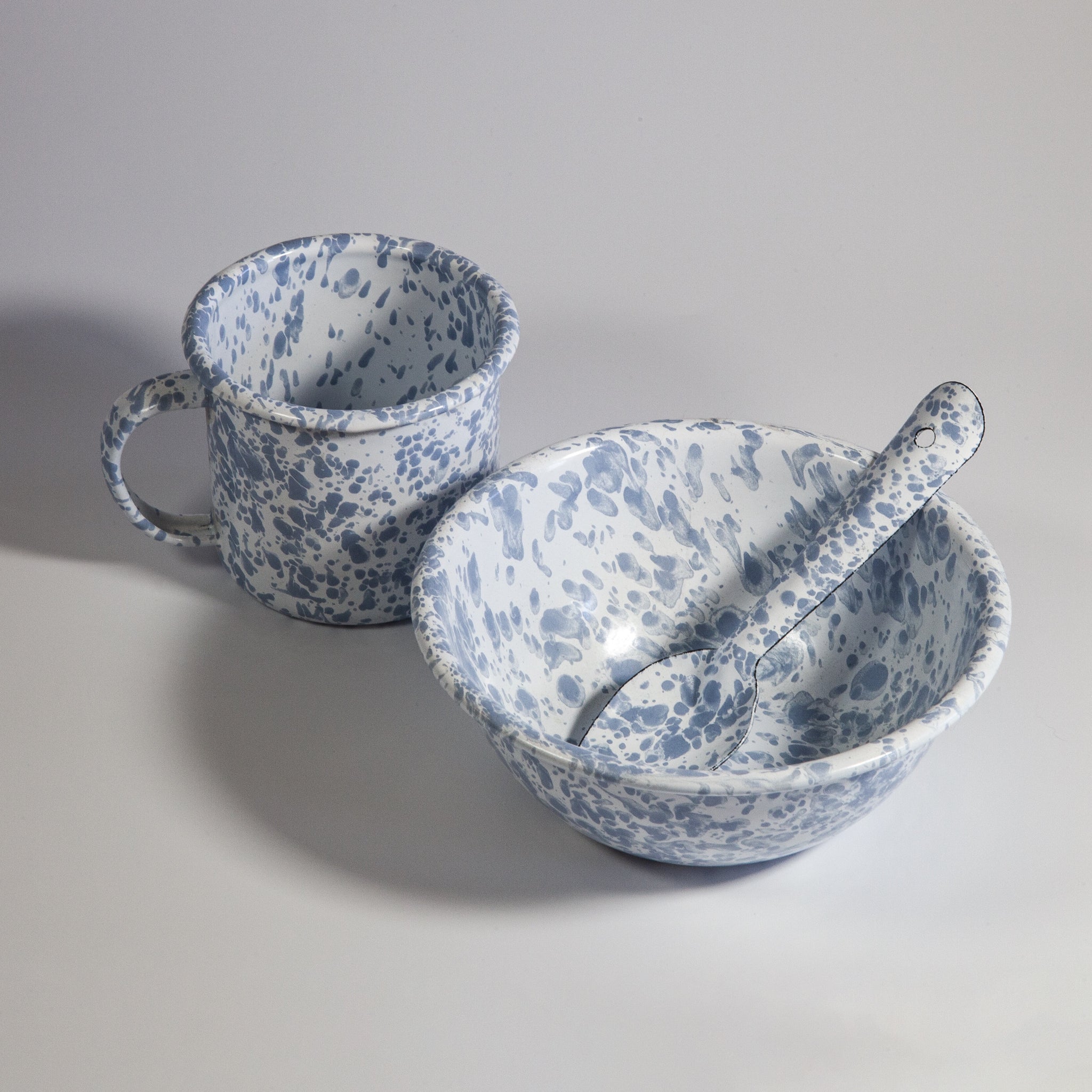 Speckled Enamel Tableware